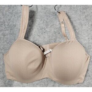 Le Mystere Full-Busted T-Shirt Underwire Bra Beige 4036800 Size 36DD/E READ
